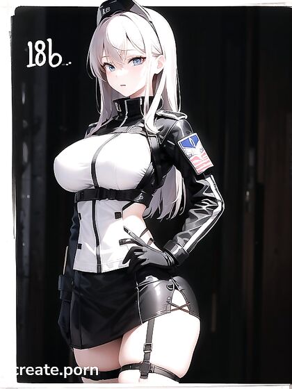 Military Chick in Night Vision Goggles and Tactical Gear Teases in Dark Forest Hentai Scene
