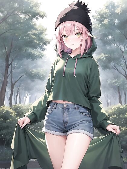Raining Seduction: Extra Freckles Enhance Her Sfw Hentai Allure