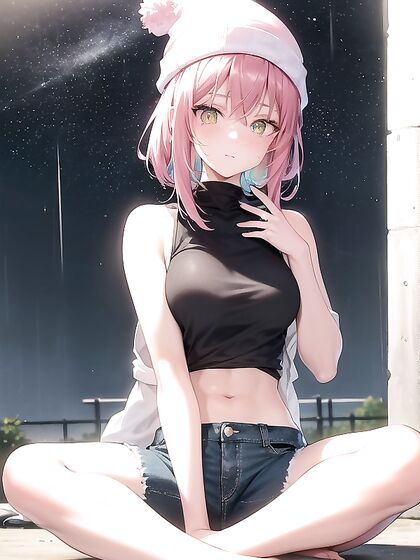 Freckled Teen 18+ in Oversized Hoodie Exploring Sexy Hentai Fantasies