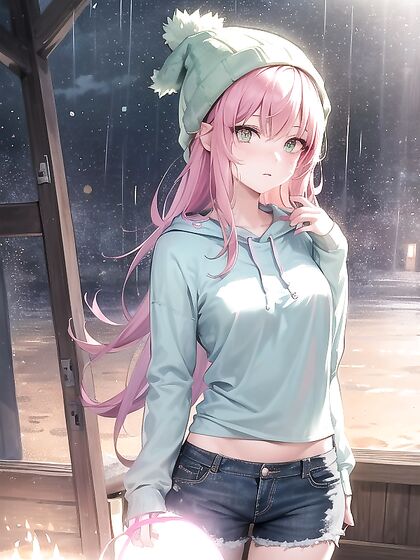 Fit Girl 18+ with Small Ass Enjoys Intense Night Time Hentai Action