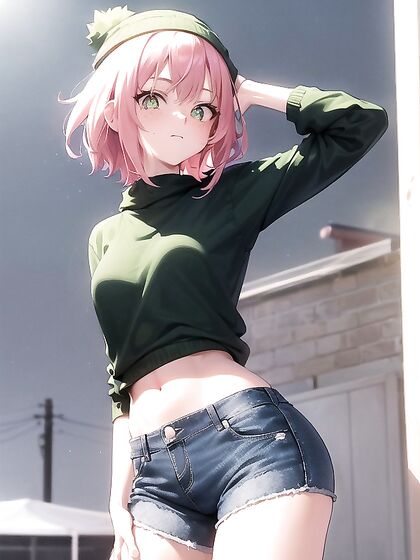 Pink-Haired Beauty Enjoys Sensual Nights in Softcore Hentai AI Action
