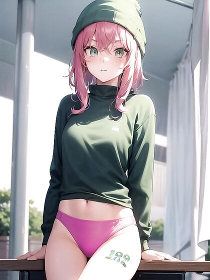 Glowing Eyes Stare Intensely During Raining Jeans Hentai Session