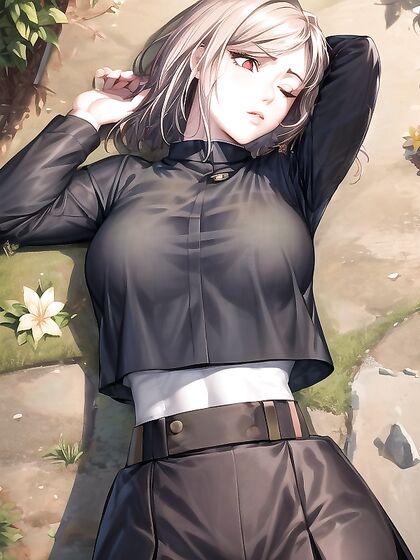 Ash-Haired Beauty Sinks into Dark Sadistic hentai Pleasure