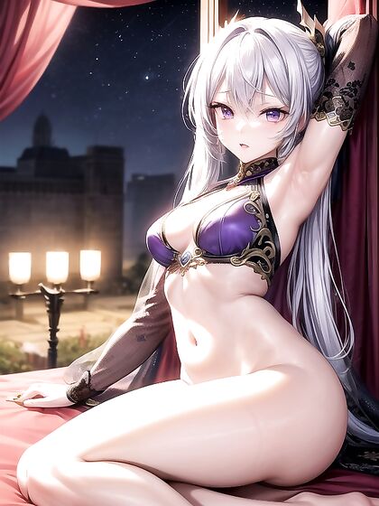 Nighttime Solo Pleasure: A Side View hentai Adventure