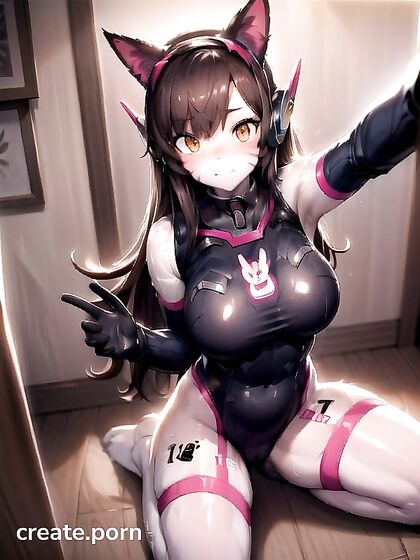 Slutty Slickness: Spreading Her Legs While Grabbing Her Boobs in Hentai Bliss