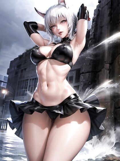 Surreal Hentai Fantasy with Small Breasts and Explosive Cumshots