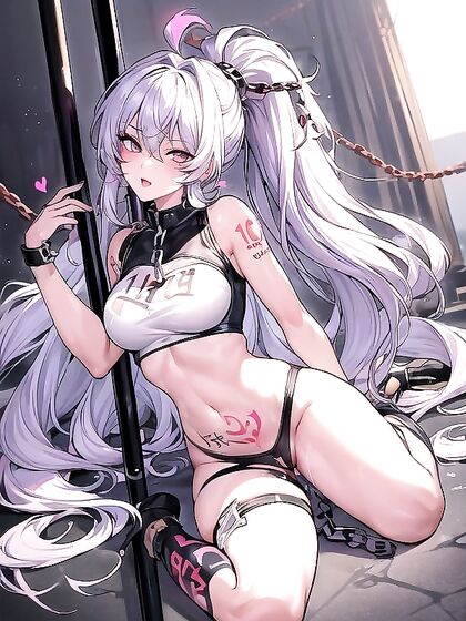 Thick Lines Cover Her Crop Top in Intense Bukkake Hentai Action