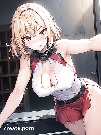 Silk Dress and Large Breasts: A Sexy Selfie Hentai Fantasy