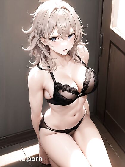 Fit Girl 18+ in Lingerie Shows Off Her Medium Ass in Seductive Hentai Scenes