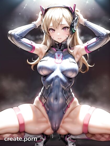 Sweaty Pink-Eyed Beauty in Tight Clothes for Steamy Hentai Action