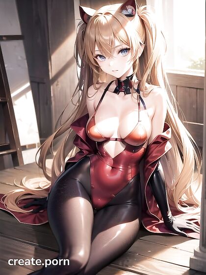 Asuka's Soft Pastel Erotic Adventures in Hentai AI Porn