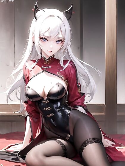 Regal Chinese Beauty with Evil Seduction in Detailed Pubic Hair Landing Strip Hentai