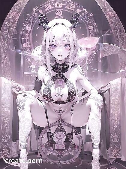 Magic Symbol Tattoos and Extra Arms Unleash Pleasure in ThisSTEAMY Hentai Scene