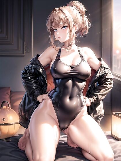 Gorgeous Gold-Skinned Beauty with Earrings Enjoying Intense Doggystyle Hentai Action