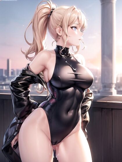 Submissive Fit Girl 18+ Shows Off Her Tight camel toe inSTEAMING Hentai Action