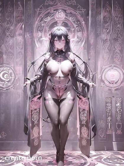 Pale-Skinned Beauty with Symbol Tattoo and Extra Arms in Steamy Hentai Action