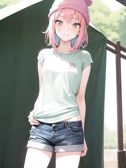 Freckled Girl 18+ in Hoodie and Oversized T-Shirt for Steamy hentai Pleasure