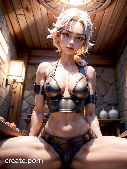 Undressing Her Natural Breasts in a Disturbingly Seductive Hentai Scene