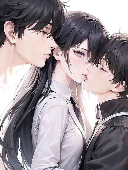 Twin Siblings Explore Passionate Kissing in Intimate Hentai Scenes