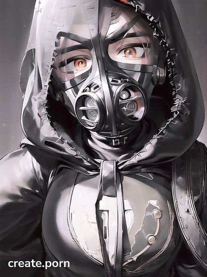 Hooded Coat Horror: Black Big Bad Wolf Attacks in Steamy Hentai Action