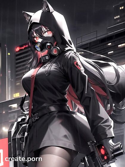 Muscular Cyberpunk Robot Arm Pounding in Intense Hentai Action