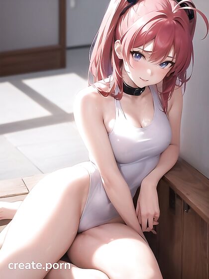 Thighs Exposed: Intense Gaze of Desire in hentai AIPorn