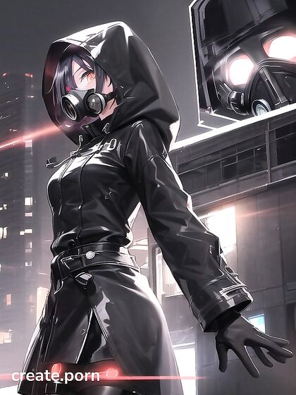 Glitch Horror hentai: Front View Staring Intensely at the Viewer