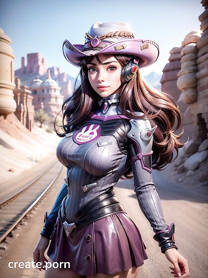 Desert Erotic Adventure with Purple-Eyed Beauty in 3D Hentai AIPorn