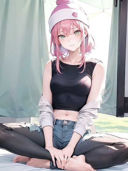 Casual Nighttime hentai with Small Breasts for Intimate Pleasure