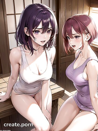Fit Girl 18+ in Form-Fitting Clothes Teases You With Seductive Glances in Horny Hentai Action