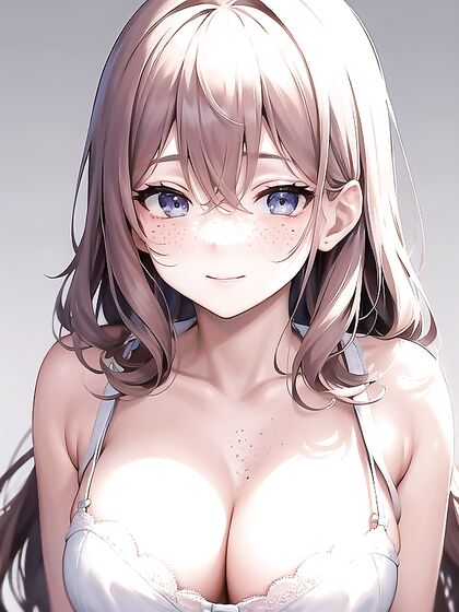 Blushing Cheeks and Soft Pastels in Intimate Hentai Close-ups