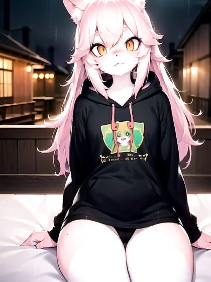 Furry Chick with Green Eyes Teased in Tight Yoga Pants forSTEAMY Hentai Fun