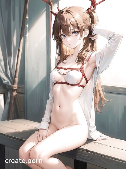 Asuka Seductively Undresses in Off-Shoulder Outfit for Steamy Hentai Scenes