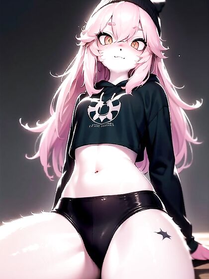 Green-Eyed Goddess Blushes in Seductive Yoga Pant Temptation Hentai