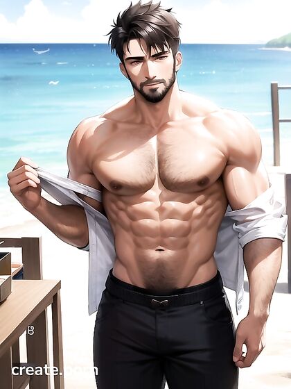 Multiple Boy 18+s with Ripped Abs and Dark Hair Show Off Their Manly Physiques in Intimate Detail