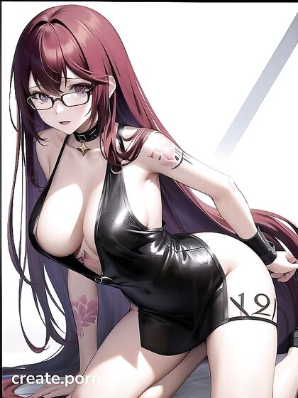 Submissive Tattooed Slave Girl 18+ Presents Herself in Erotic Hentai Scenes