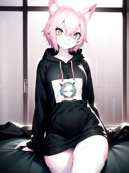 Embarrassed Girl 18+ with Small Breasts Exploring Pleasure in Bedroom Hentai