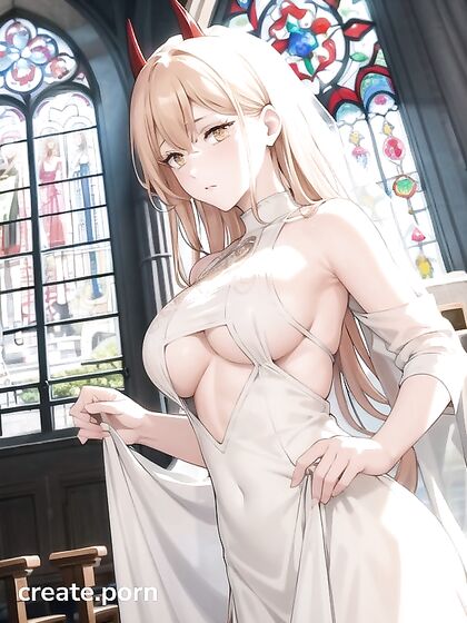 Bridal Seduction: Power Play and Sultry Underboob in Wedding Dress Hentai