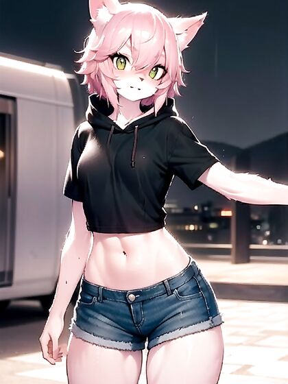 Green-Eyed Goddess in Yoga Pants and Jeans for Steamy Hentai Pleasure