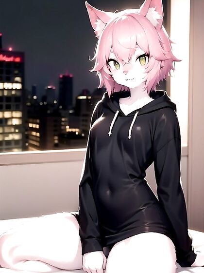Pink-Haired Teen 18+ Seduces in Bedroom Hentai Action