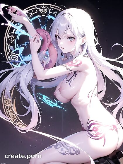 Fully Tattooed Beauty with Extra Arms in Ultimate Aesthetic Hentai Pleasure