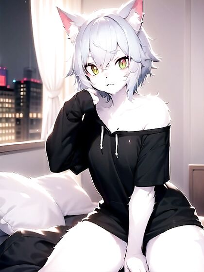 Freckled Goddess in Oversized Hoodie for Steamy Hentai Action