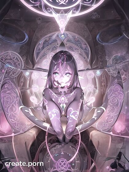 Artistically Tattooed Beauty with Extra Limbs in hentai Action