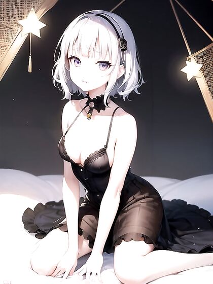 Kaguya Luna Wears Long Dress Showing Off Her Perfect Medium Ass in Hentai Action