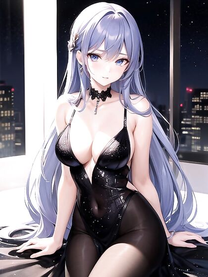 Cute Boy 18+ Dressed in Sexy Evening Gown for Naughty Hentai Fun