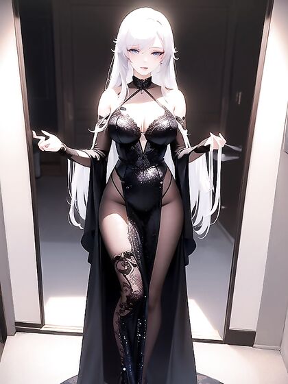 Sexy FemBoy 18+ in Elegant Evening Gown Takes You ThroughSTEAMY Hentai Adventures