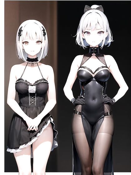 Kaguya Luna's Medium Breasts and Curvy Ass in Seductive Hentai Scenes