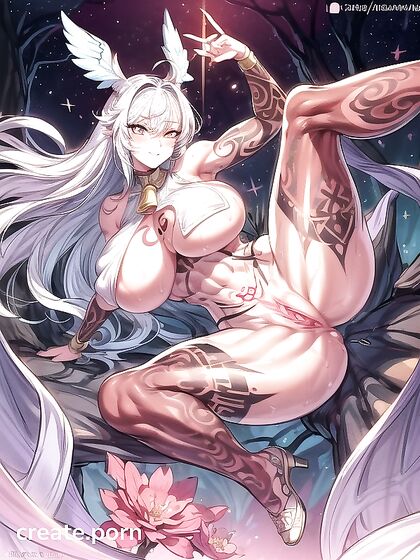 Massive-Assed Girl 18+ Strikes Sexy Poses with Exposed Pussy and Legs in Hentai Bliss