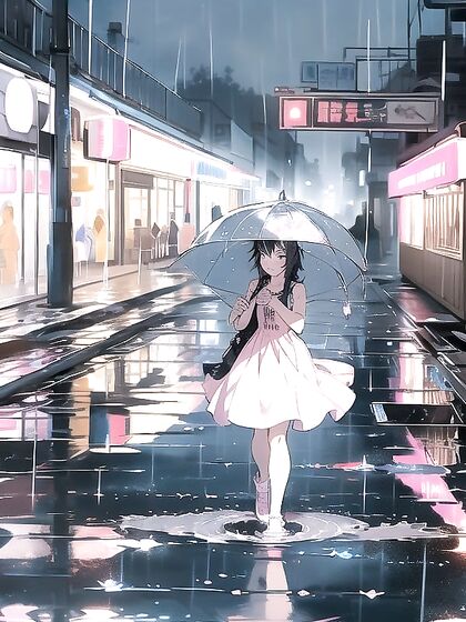 Glowing Pedestrians Illuminate Hyper-Realistic High-Res Hentai AI Image