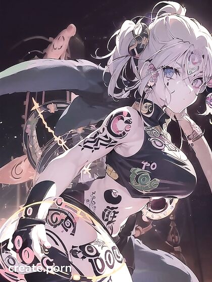 Magic Spell Tattoo Enhances Extra Legs inUncensored Hentai Pleasure